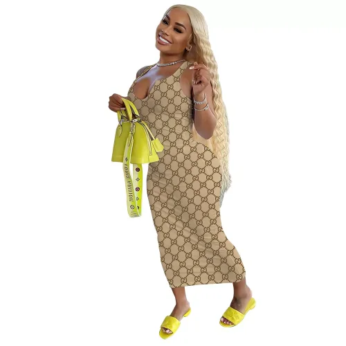 Wholesale Dress & Slides Set #GUI