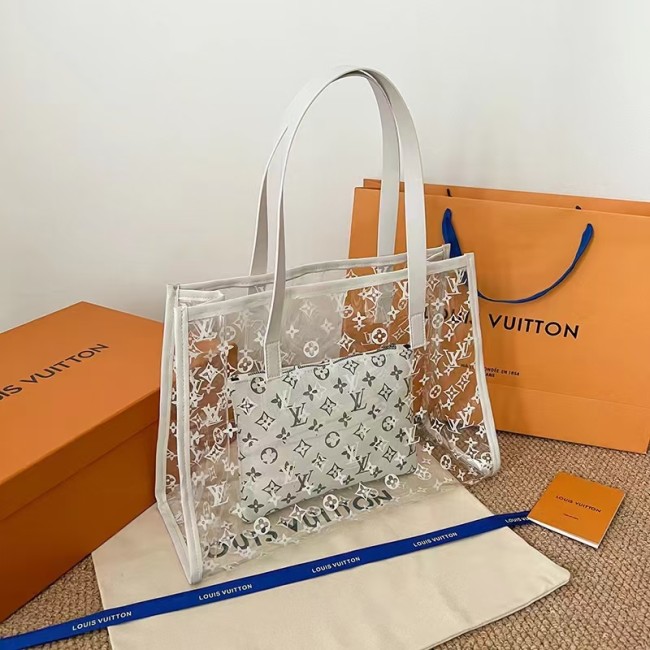 Wholesale Jelly Transparent Beach Tote Bags #LOV