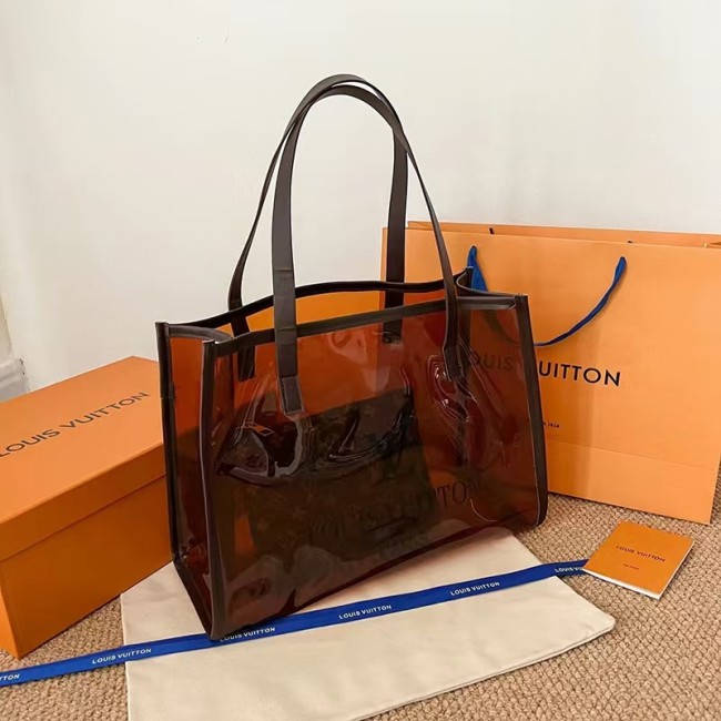 Wholesale Jelly Transparent Beach Tote Bags #LOV