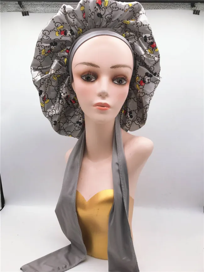 Designer Silky Bonnets Nightcap