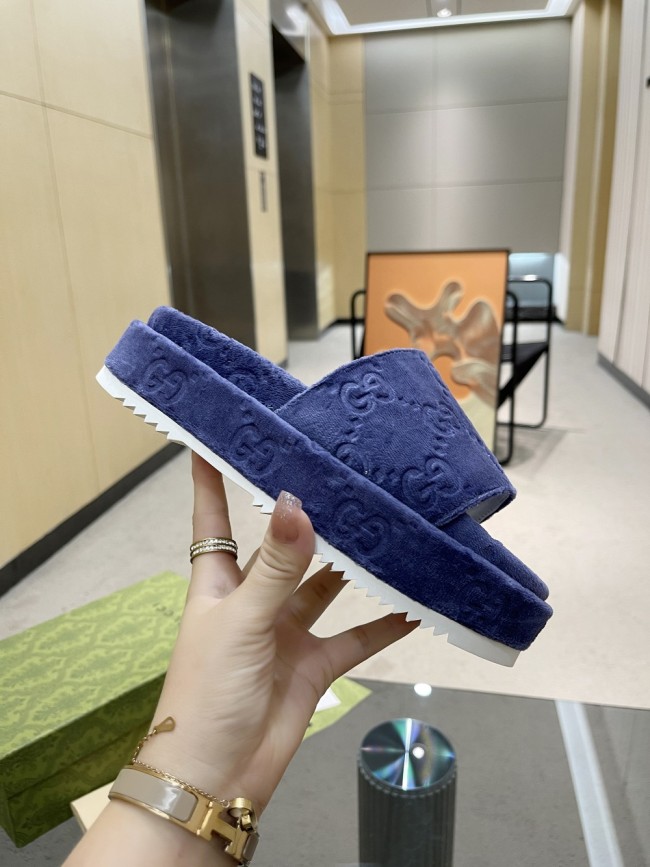 Wholesale Velvet Slides with Box #GUI