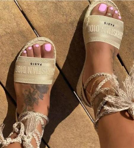 Wholesale Tied Up Sandals with Box #DIO