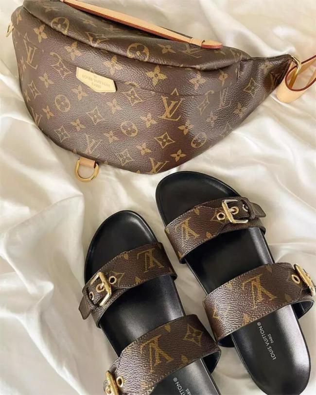 Wholesale Waist Bag and Sandals Set #LOV