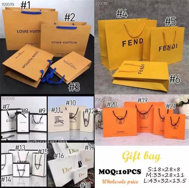 Designer Shopping Bags 10 pcs #LOV