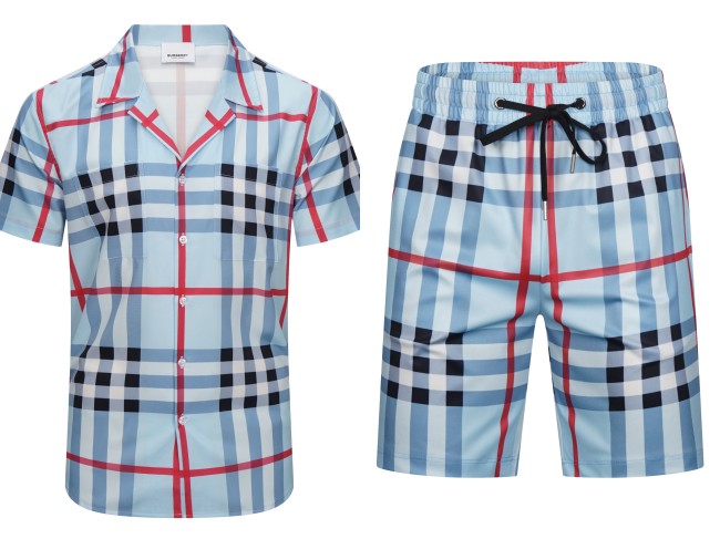 Designer Men's Shirts and Shorts Set #LOV #BUR