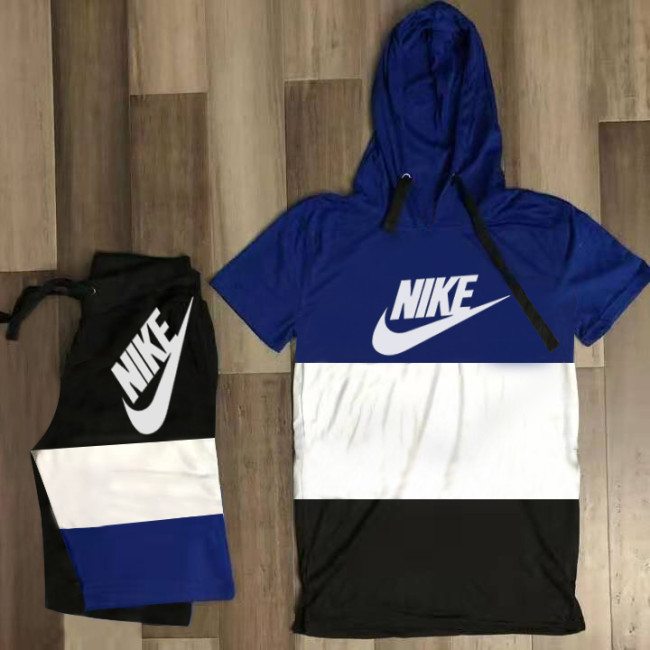 Men's Wholesale Hoodie Set Cotton Blended Material #NIK