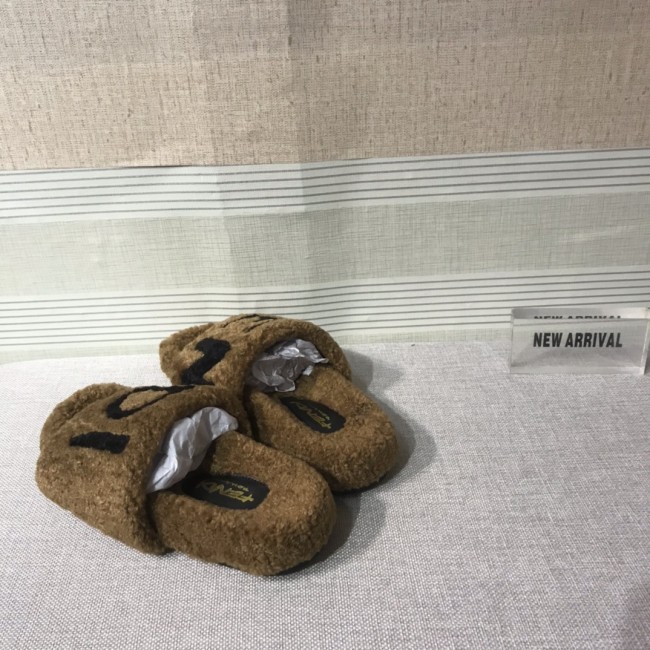 Wholesale Furry Slides with Box #FEI