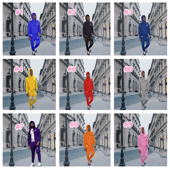 Unisex Wholesale Hoodie Set with Tags #NIK