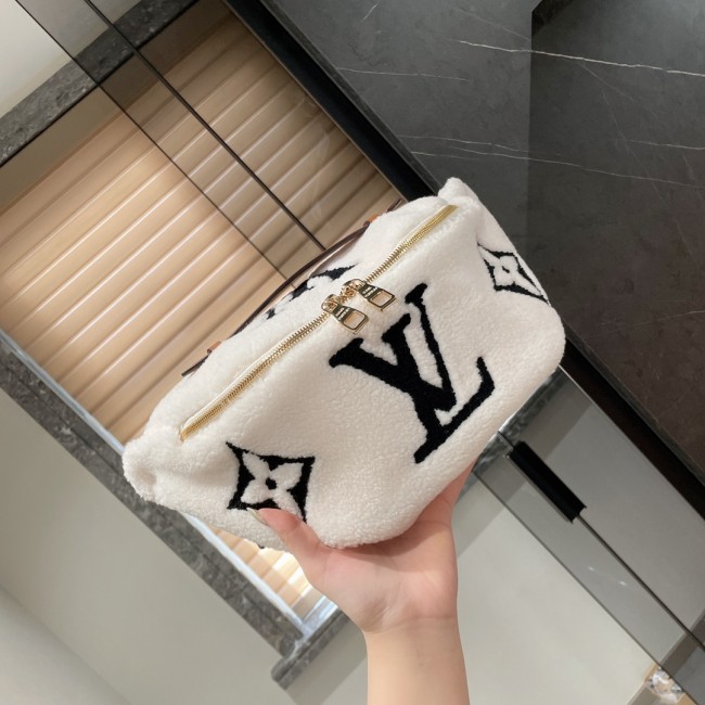 Wholesale Furry Slipper with Bag Set #LOV