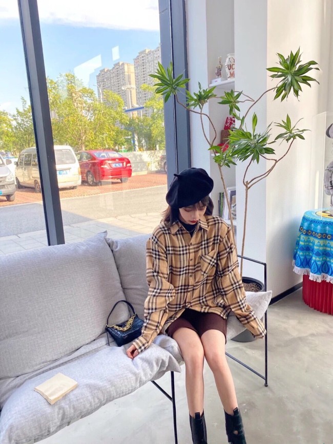 Wholesale Sanding Fabric Shirt with Tags #BUR