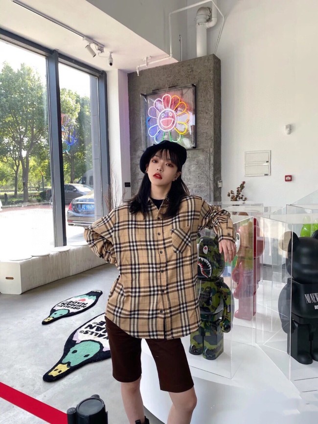 Wholesale Sanding Fabric Shirt with Tags #BUR