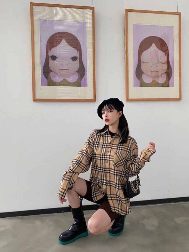 Wholesale Sanding Fabric Shirt with Tags #BUR