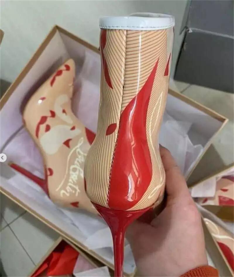 1 Pair Top Quality Fashion Shoes High Heels for Women with Box #CL