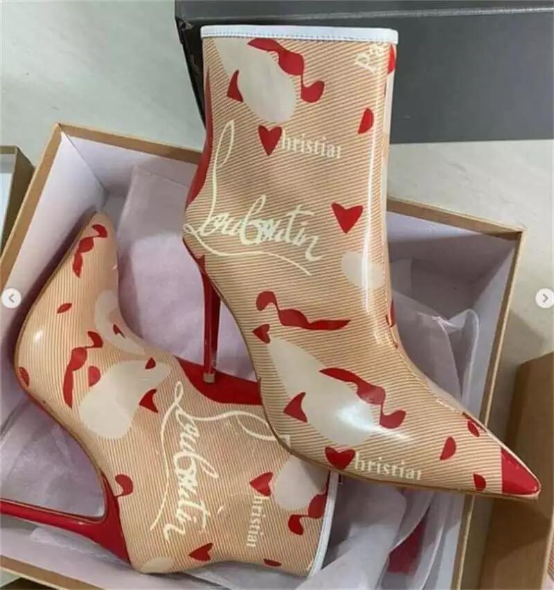 1 Pair Top Quality Fashion Shoes High Heels for Women with Box #CL