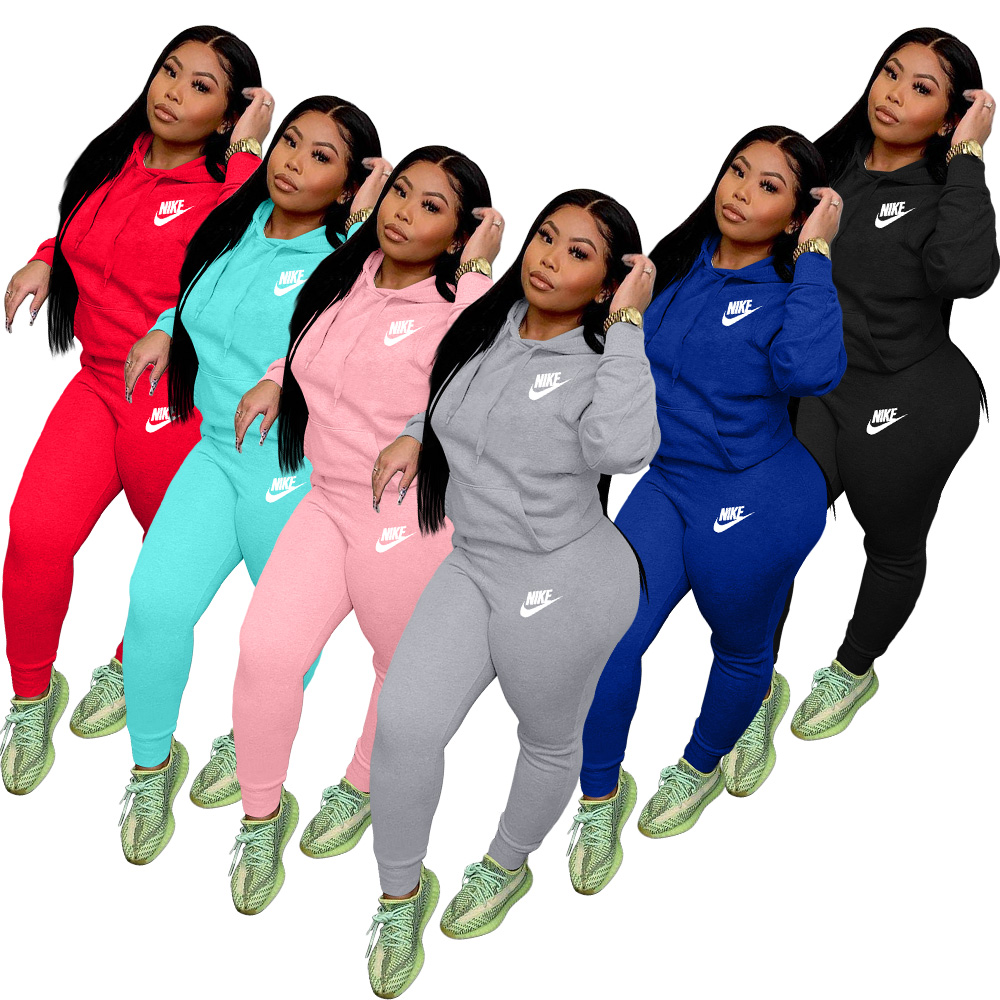 Women Sports Set with Stictched Logo with Tags #NIK