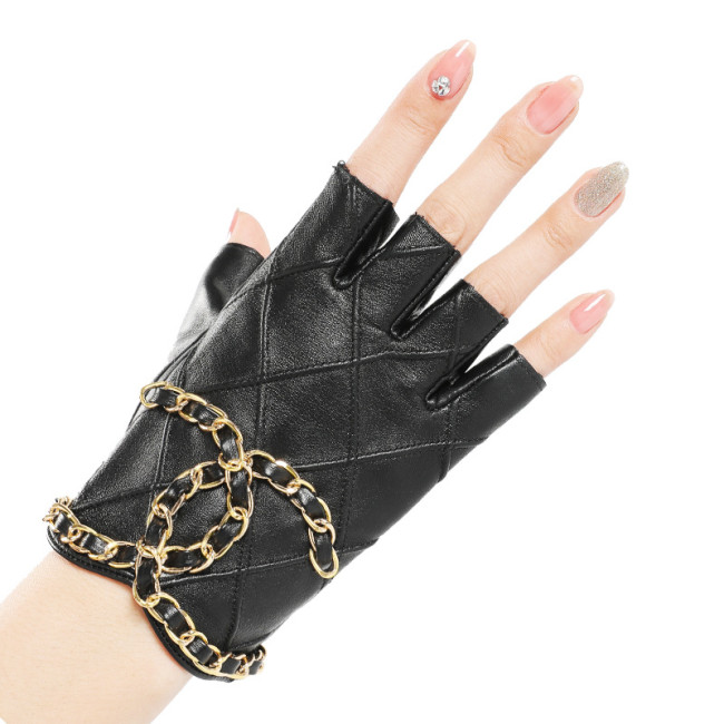 Fashion Leather Gloves #CHN