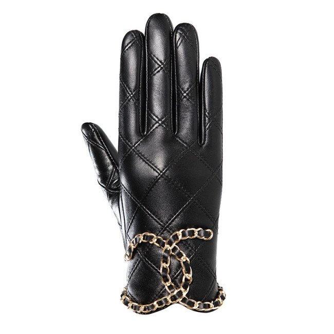 Fashion Leather Gloves #CHN