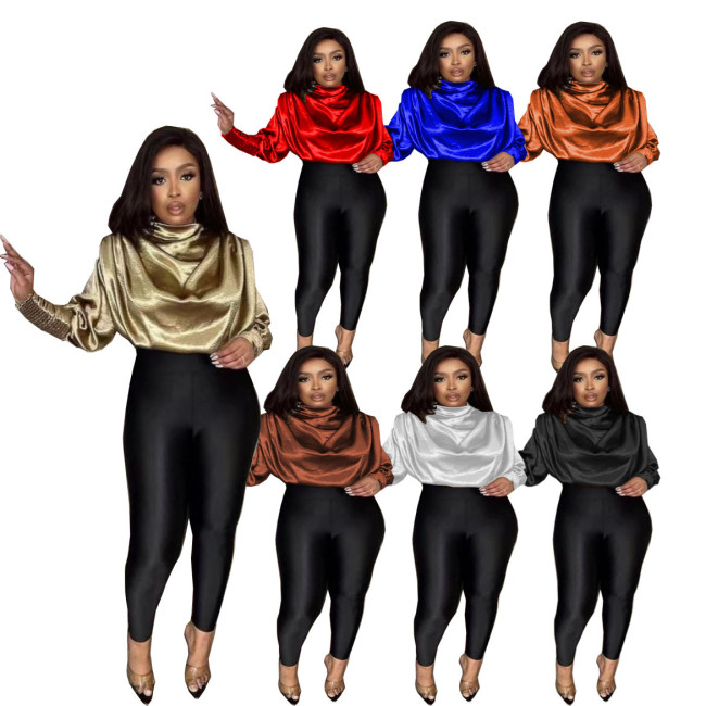 Women Elegant Silky Top