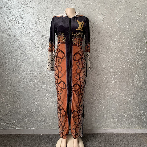 Women Plus Size Zipper Dress #LOV