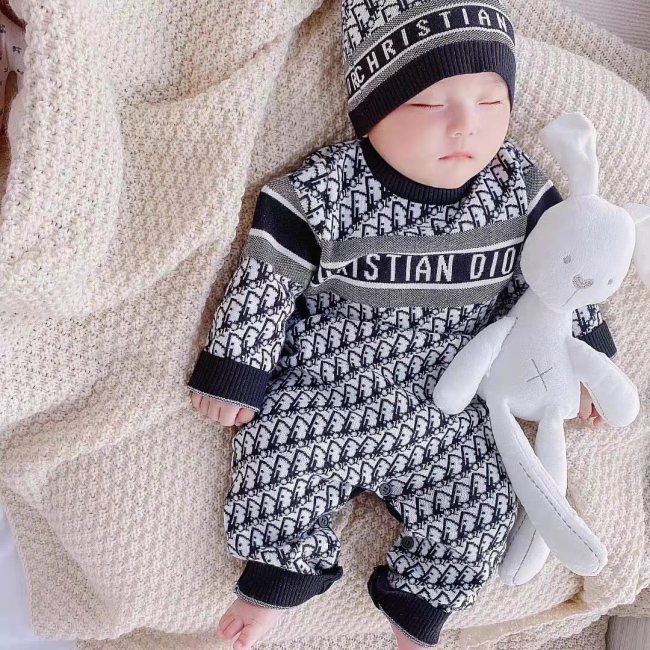 Knit Sweater Baby Jumpsuit with Tags #DIO
