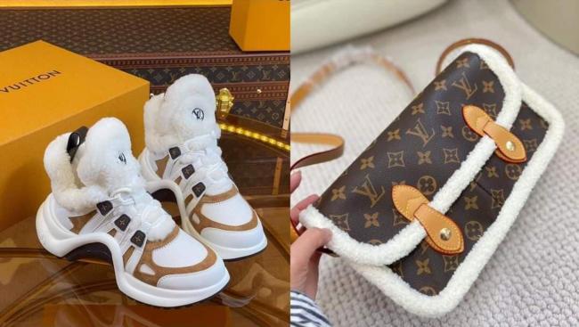 1 Set Fashion Casual Shoes & Shoulder Bag #LOV