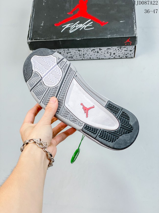 1 Pair Fashion Sport Shoes AJ4 with Box Size:5.5-13 Free Shipping #NIK