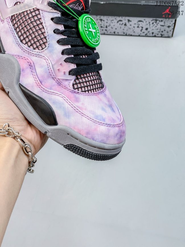 1 Pair Fashion Sport Shoes AJ4 with Box Size:5.5-13 Free Shipping #NIK