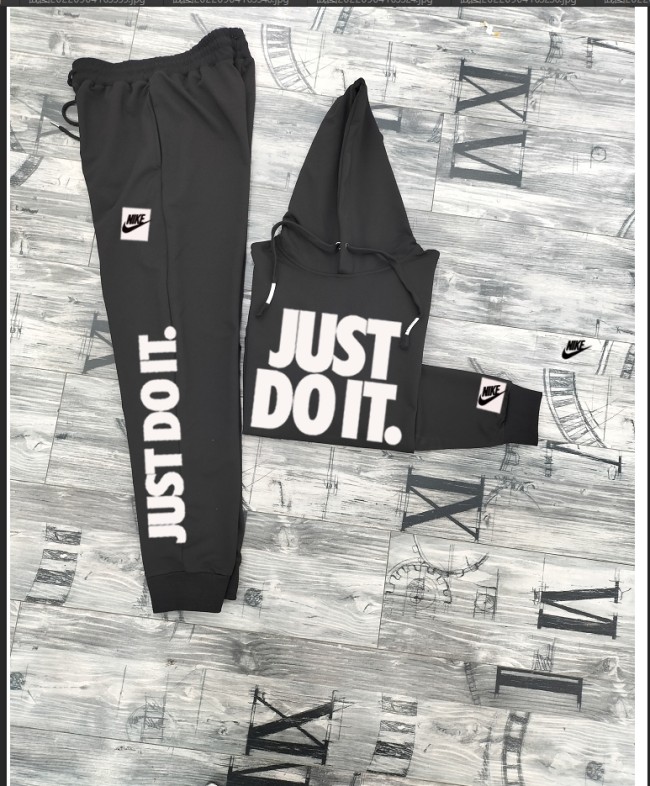 Fashion Sports Hoodie Set with Tags Cotton Material #NIK