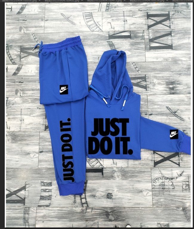 Fashion Sports Hoodie Set with Tags Cotton Material #NIK