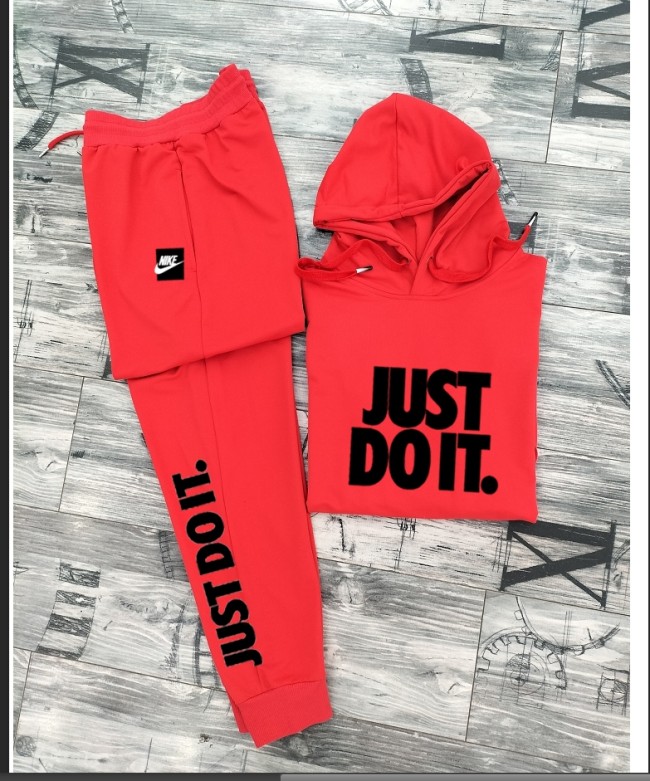 Fashion Sports Hoodie Set with Tags Cotton Material #NIK