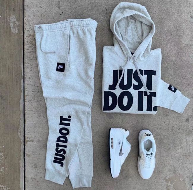 Fashion Sports Hoodie Set with Tags Cotton Material #NIK