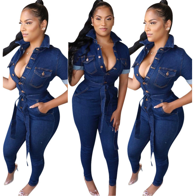 Women Jean Jumpsuit