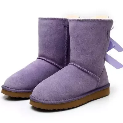 2 Bows Boots Drop Shipping with Box #UG