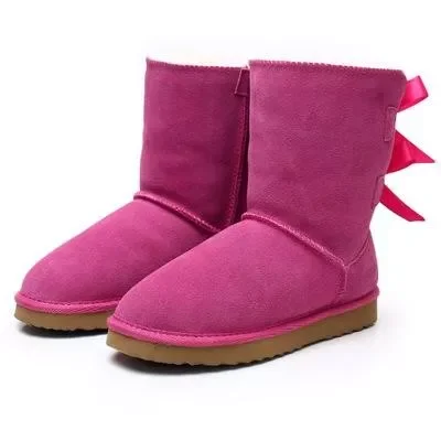 2 Bows Boots Drop Shipping with Box #UG