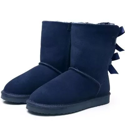 2 Bows Boots Drop Shipping with Box #UG