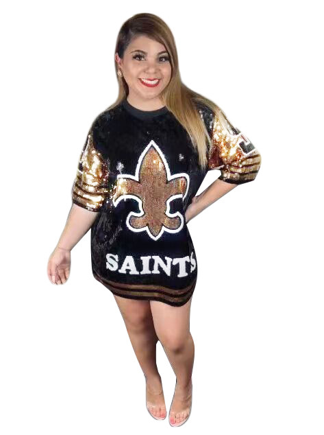 Women Sequin Dress One Size