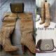 1 Set Top Quality Fashion Boots & Bag #GUI