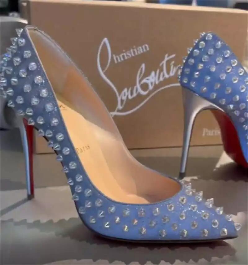 Top Quality Fashion Shoes High Heels for Women with Box Free Shipping #CL