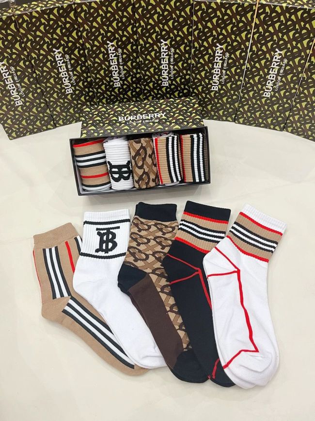 Wholessle Top Quality Fashion Socks with Box(One box contains 5 pairs)