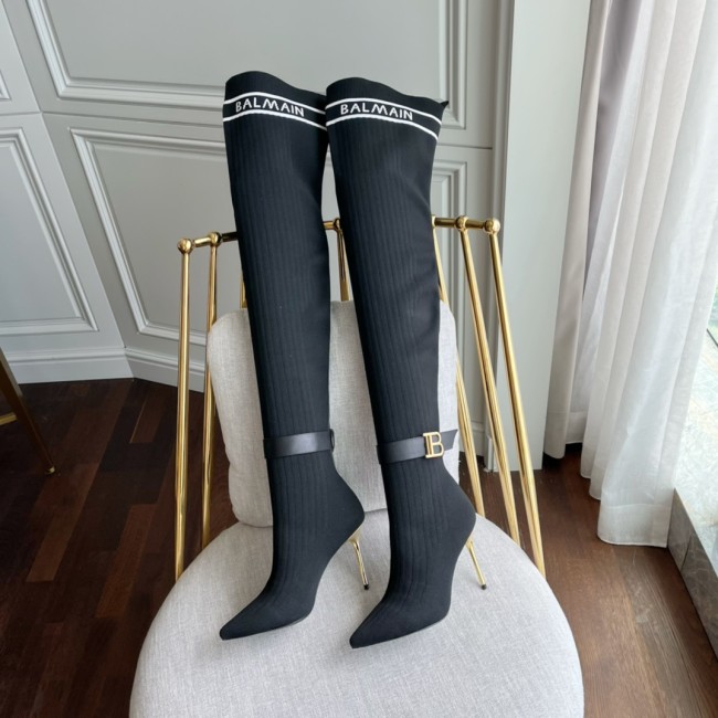 Balmain Long Boots with Box Free Shipping