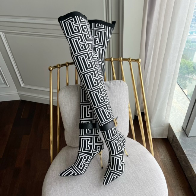 Balmain Long Boots with Box Free Shipping