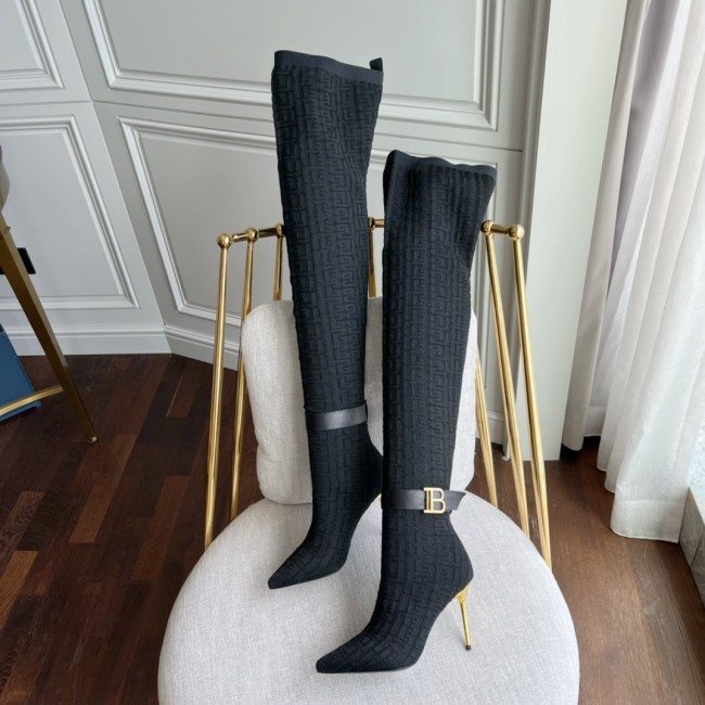 Balmain Long Boots with Box Free Shipping