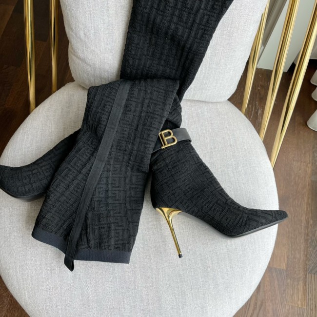 Balmain Long Boots with Box Free Shipping