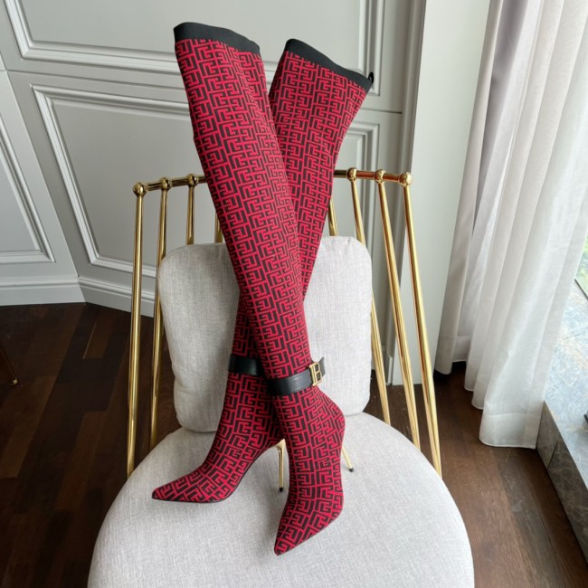 Balmain Long Boots with Box Free Shipping