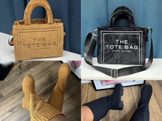 Wholesale Fashion Tote Bag & Boot Set Free Shipping  #MJ