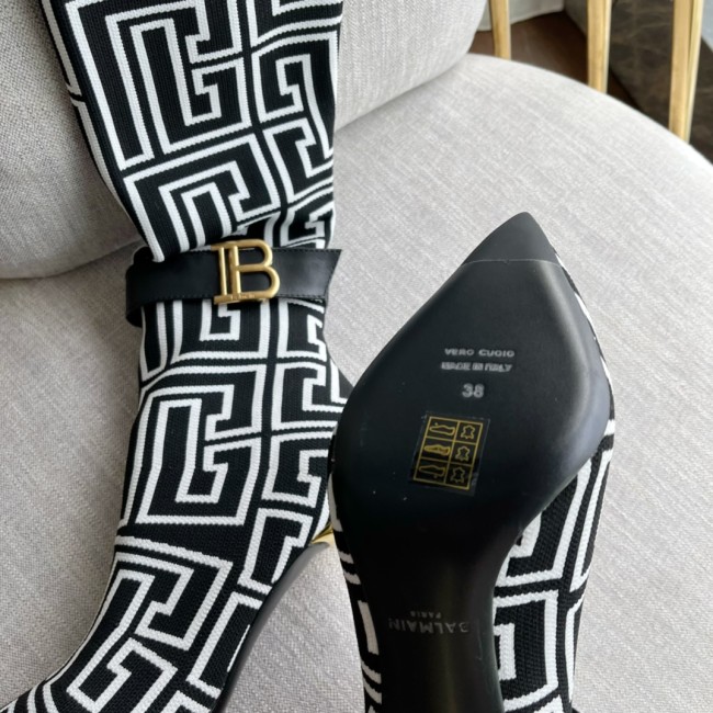 Balmain Long Boots with Box Free Shipping