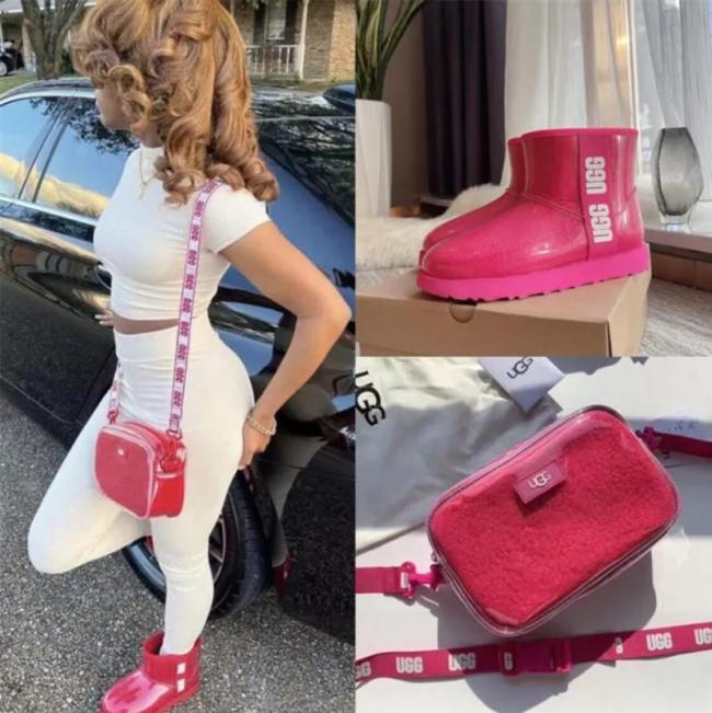1 Set Fashion Bag & Boots Free Shipping #UG