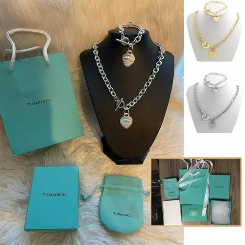 Wholesale Fashion Necklace and Bracelet Set with Box #TIF