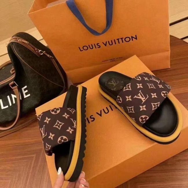 Women Top Quality Fashion Slippers with Box #LOV