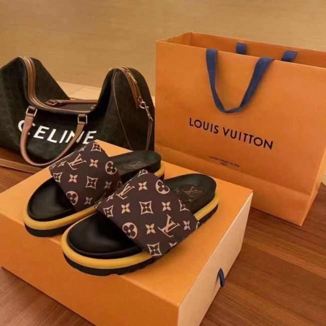 Women Top Quality Fashion Slippers with Box #LOV